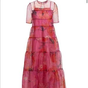 STAUD Hyacinth Floral Tiered Dress